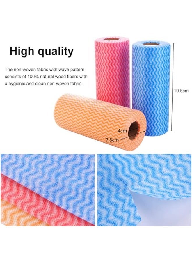 Multi Use Oil Tissue Paper Roll, household & Kitchen Towels,Disposable Cloth, Dish Cloth Towels Rags Kitchen Paper Towels, Wash - Image 4